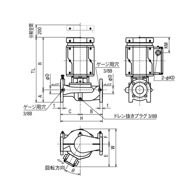 HITACHI-IES日立電動泵JDP 40X32A-E50.75