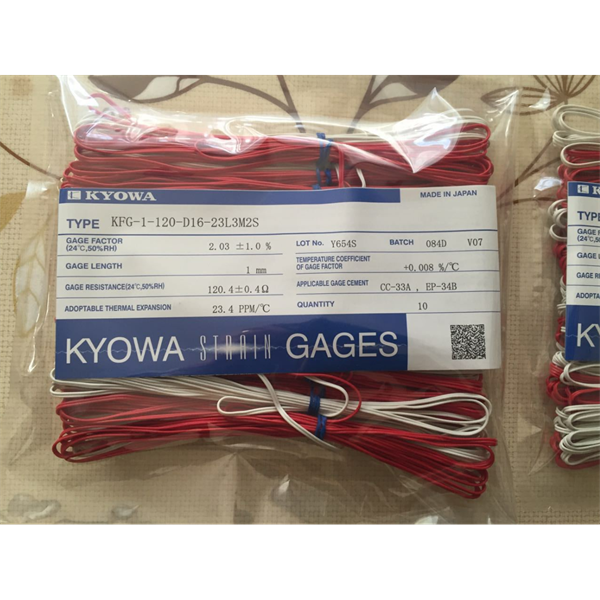 日本KYOWA共和配件耗材應(yīng)變片 KFGS-2-350-D2-16 L30C2R