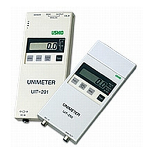 日本USHIO牛尾 紫外線照度計(jì) UIT-201