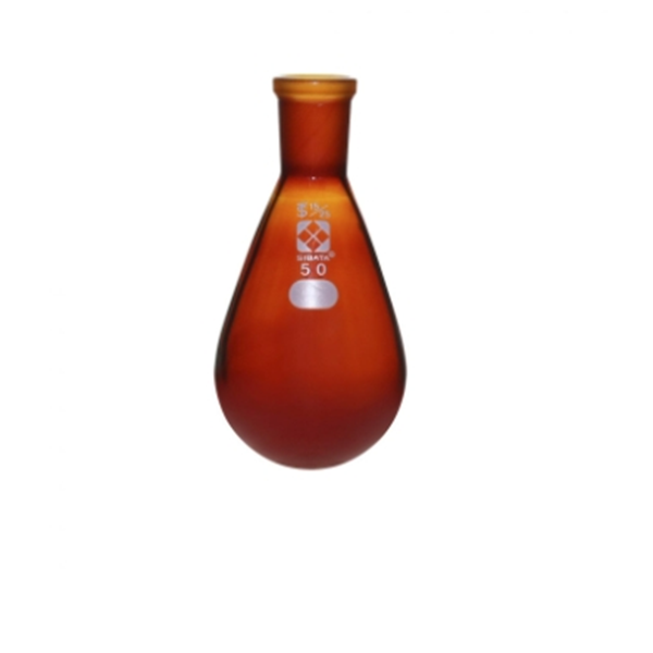 日本SIBATA柴田科學滑動茄子瓶棕色005270-1950