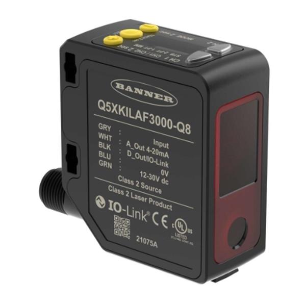 BANNER邦納美國(guó)Q5X 系列光電傳感器Q5XKLAF2000-Q8
