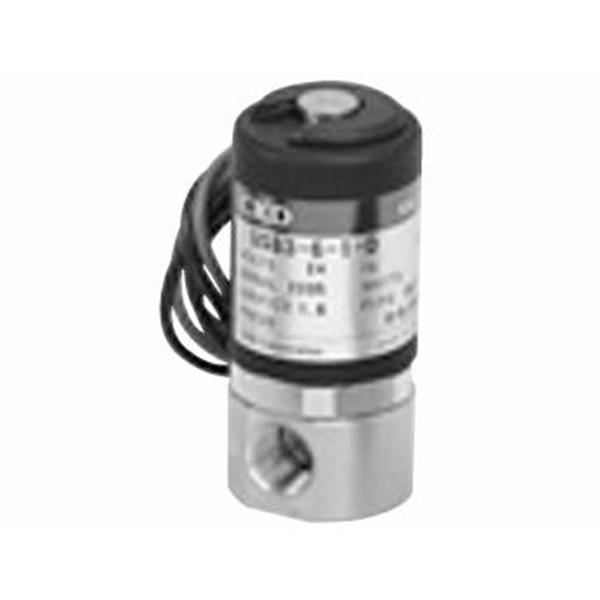 CKD喜開理多種流體小型直動式2通電磁閥USB3-6-2-V-DC12V