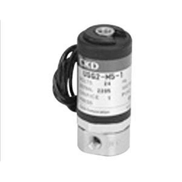 CKD喜開理多種流體小型直動(dòng)式2通電磁閥USG2-M5-1-AC200V