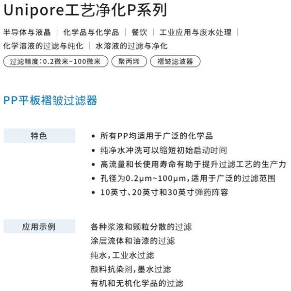 日本開滋KITZ PP 平膜褶式濾芯P70TP55J-8